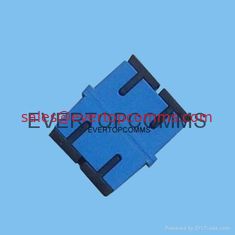 China SC Duplex without flange fiber optic adapter supplier