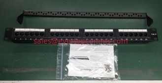 China 24 ports cat6 UTP RJ45 patch panel supplier