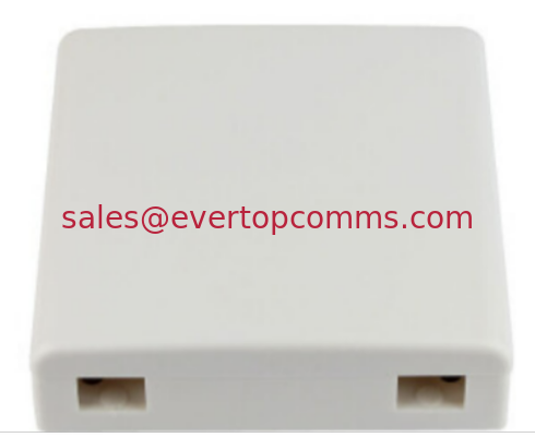 China 2 core fiber opitc terminal box, plastic ABS, white supplier