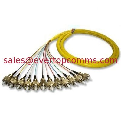 China High Temperature Stability12 Cores FC/PC Bunch/Break Out Fiber Optic Pigtail Single Mode 1.5m supplier