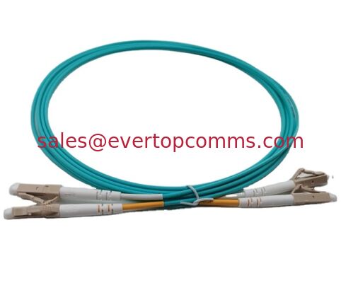 China LC-LC Fiber Optic Patch Cord MM 50/125 LC Duplex DOBLE   OM3 Aqua  3M supplier