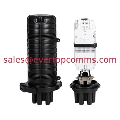 China 288 Core Vertical Dome Fiber Optic Cable Splice Closure  H107  One Oval Four Round Hole supplier