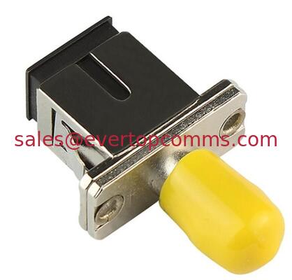 China High Quality SC-ST SM MM Simplex Fiber Optic hybrid Adaptor FTTH Metal supplier