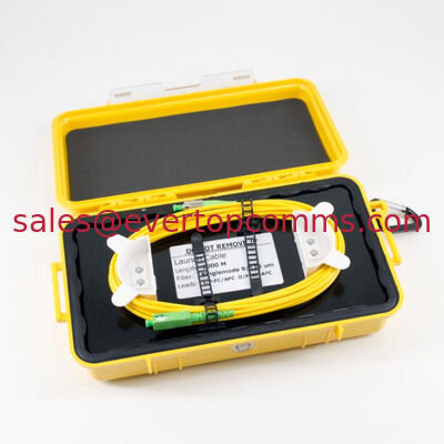 China Simplex 500 Meter 1 Core OTDR Launch Cable With Box Fiber Optic Patch Cord supplier