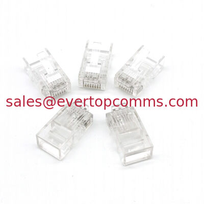 China 8P8C UTP RJ45 Plug Cat6 Cat5e Cat6A Connector Network Modular Plug supplier