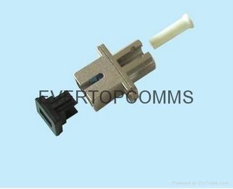 LC plastic-SC metal Fiber Optic Adapter supplier