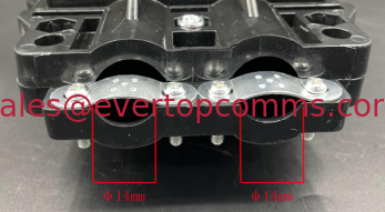 fiber optic splice closure in-line horizontal ETC-F010 2 in 2 out supplier