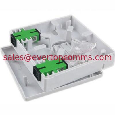 FTTH Fiber Panel 86 Information Indoor Type 2 core  2 port Terminal box distribution box without adapters supplier