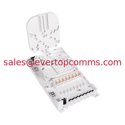 8 Ports White Fiber Optic Terminal Box Distribution Box FTTH BOX supplier