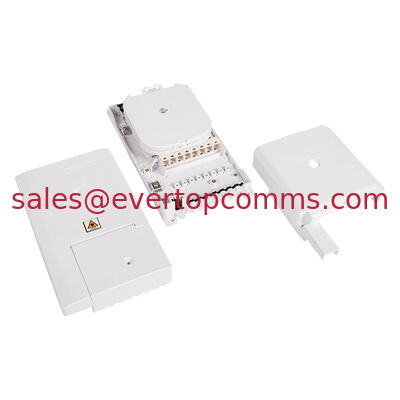 8 Ports White Fiber Optic Terminal Box Distribution Box FTTH BOX supplier