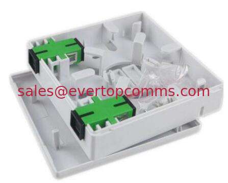 2 core fiber opitc terminal box, plastic ABS, white supplier
