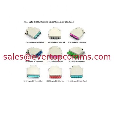 4-12 Port Din Rail Metal  Patch Panel Splice Box Terminal Box supplier