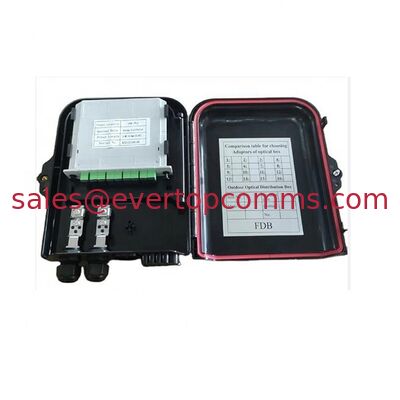 8 Core  Waterproof Fiber Optic Terminal Box, Htth, White or Black  Plastic supplier