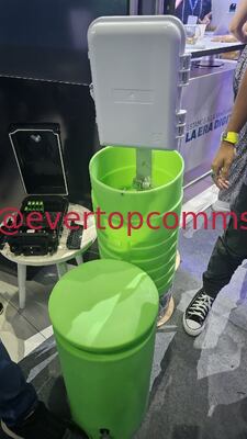 Fiber Optic Cable Green protection Box with Box and 1X16 Fiber Optic Splitter supplier