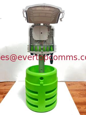 Fiber Optic Cable Green protection Box with Box and 1X16 Fiber Optic Splitter supplier