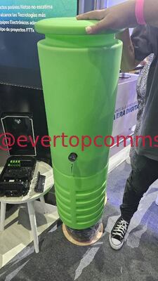 Fiber Optic Cable Green protection Box with Box and 1X16 Fiber Optic Splitter supplier