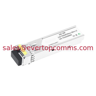 1.25Gbps Tx1310/Rx1550nm 20km SFP Bi-Directional Transceiver supplier