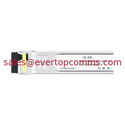 1.25Gbps Tx1310/Rx1550nm 20km SFP Bi-Directional Transceiver supplier