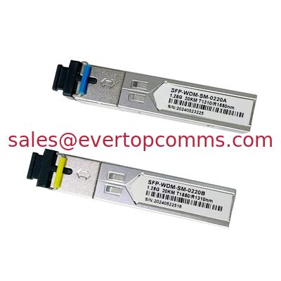 SC Port  Single Fiber SFP 1.25G 20km Optical Transceiver Module   1310/1550nm Fiber Optic Transceivers OEM Manufacturer supplier