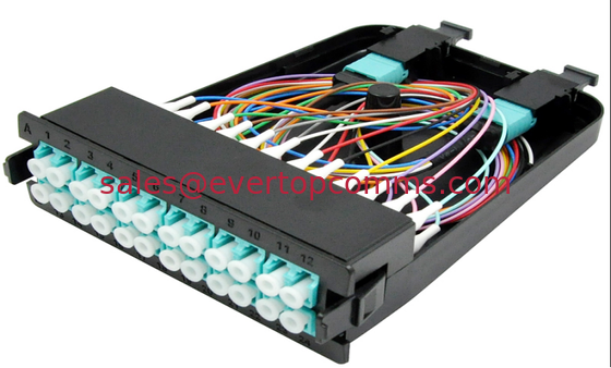19 inch 1U 72 Ports 96 Ports Rack Mounted Ultra HD MPO Fiber Patch Panel supplier