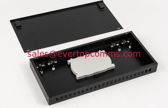1U  Rack Mount 12 24  Ports Fiber Optic Patch Panel  SC Simplex  LC Duplex  Ports supplier