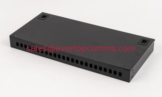 1U  Rack Mount 12 24  Ports Fiber Optic Patch Panel  SC Simplex  LC Duplex  Ports supplier