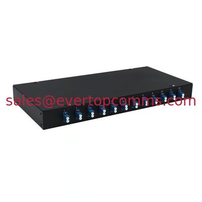 1U  Rack Mount 12 24  Ports Fiber Optic Patch Panel  SC Simplex  LC Duplex  Ports supplier
