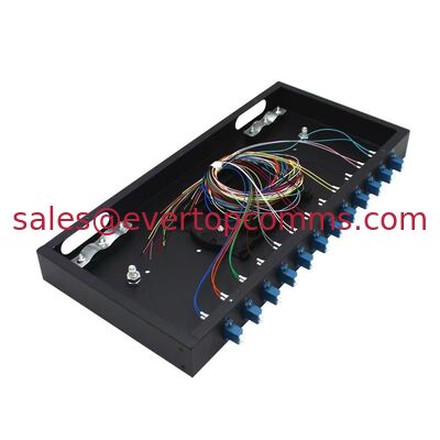 1U  Rack Mount 12 24  Ports Fiber Optic Patch Panel  SC Simplex  LC Duplex  Ports supplier