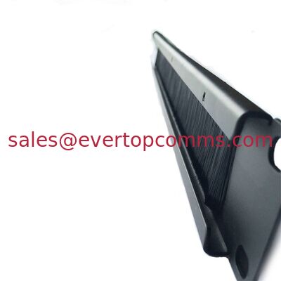 19 Inch 1U Black Metal Brush Patch Panel for Cable Management supplier