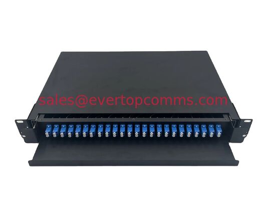 1U Fiber Optic Patch Panel SC/APC Optical Drawer  LC DUPLEX  Rackmount Server ODF Fibre for FTTH GSM Network ,empty supplier