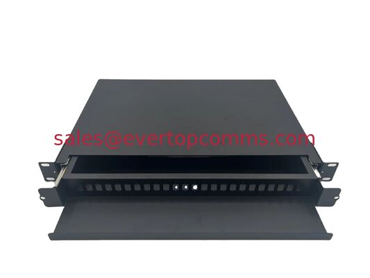 1U Fiber Optic Patch Panel SC/APC Optical Drawer  LC DUPLEX  Rackmount Server ODF Fibre for FTTH GSM Network ,empty supplier