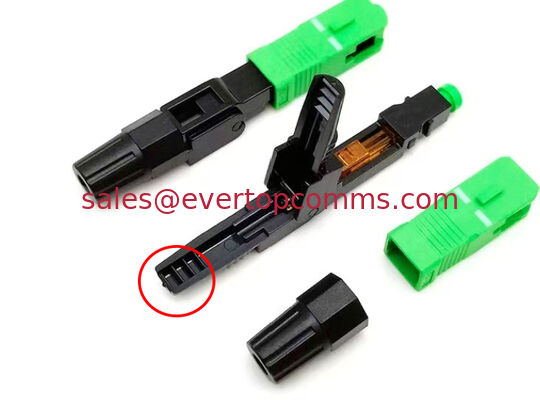 SC APC Green SC  FTTH Fiber Optic Fast Connector supplier