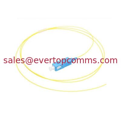 SCAPC SC PC SM 0.9mm 1m G652D PVC Yellow Jacket Fiber Optic Pigtail supplier