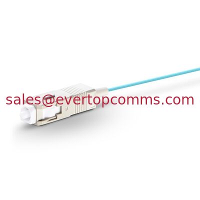 SC/UPC Fiber Optic Pigtail 0.9mm Multimode OM3 Aqua 1M supplier