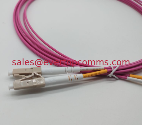 LC-LC Fiber Optic Patch Cord MM 50/125 LC Duplex DOBLE Optical Cable  OM4 pink  3M supplier