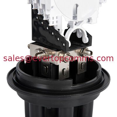 288 Core Vertical Dome Fiber Optic Cable Splice Closure  H107  One Oval Four Round Hole supplier