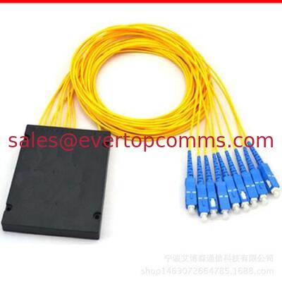 SC/APC Connectors, ABS Box Type1*4 Single Mode Fiber Optic Splitters supplier