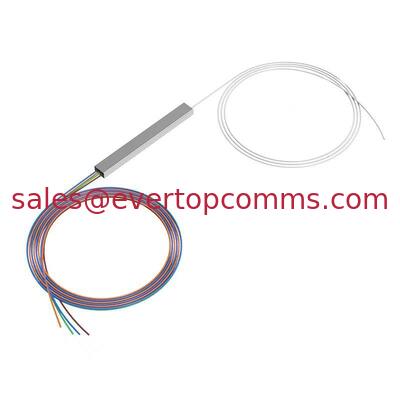 Steel Tube Type G657A  1m 0.9mm 1*2  1*4 1 * 8 Optical Fibre PLC Splitter Without Connectors supplier