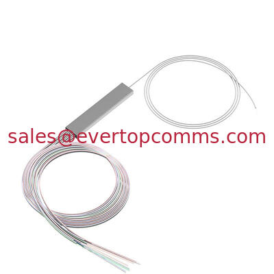 Steel Tube Type G657A  1m 0.9mm 1*2  1*4 1 * 8 Optical Fibre PLC Splitter Without Connectors supplier