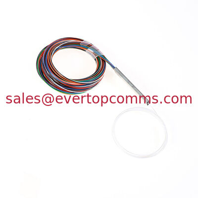 Steel Tube Type G657A  1m 0.9mm 1*2  1*4 1 * 8 Optical Fibre PLC Splitter Without Connectors supplier