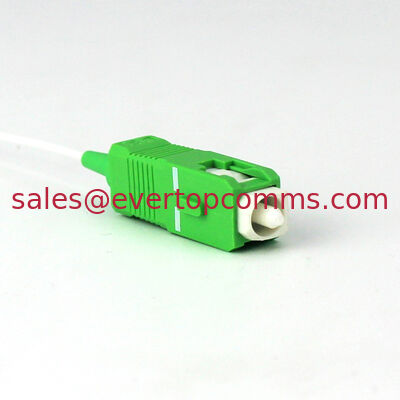 1X8 PLC  Fiber Optic Splitter SC/APC  Connector 0.9mm Cable 1m G657A Steel Tube supplier