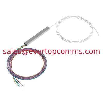 STEEL Tube Type G657A  1m 0.9mm 1*2  1*4 1 * 8 Optical Fibre PLC Splitter Without Connectors supplier