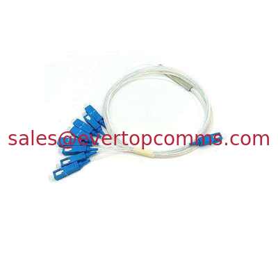 G657A Steel Tube Type SC UPC Connector 1m 0.9mm 1 X 8 Optical Fibre PLC Splitter supplier