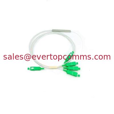G657A 1 * 4 Steel Tube Type  SC / APC Connector 1m 0.9mm PLC Optical Fiber Splitter supplier
