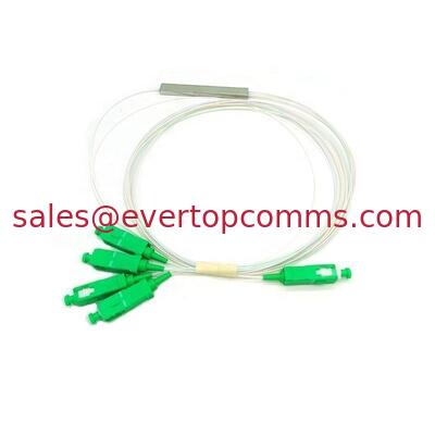 G657A 1 * 4 Steel Tube Type  SC / APC Connector 1m 0.9mm PLC Optical Fiber Splitter supplier