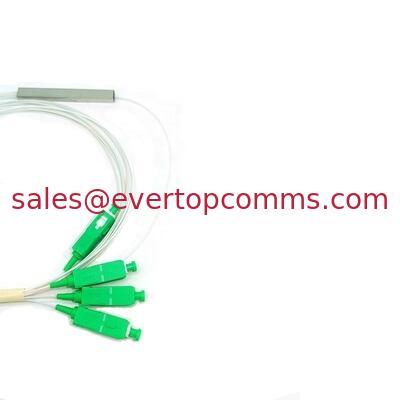 G657A 1 * 4 Steel Tube Type  SC / APC Connector 1m 0.9mm PLC Optical Fiber Splitter supplier
