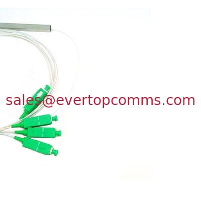 G657A 1 * 4 Steel Tube Type  SC / APC Connector 1m 0.9mm PLC Optical Fiber Splitter supplier