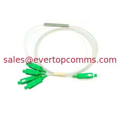 G657A 1 * 4 Steel Tube Type  SC / APC Connector 1m 0.9mm PLC Optical Fiber Splitter supplier