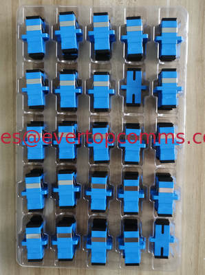 SC to SC SM Ear/flange Low Insertion Loss Optical Fiber Adapter supplier