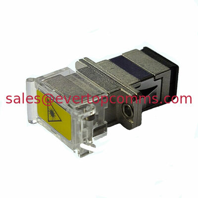 Low Connection Loss Metal Material Simplex SC/PC Shutter Fiber Optic Adapter supplier